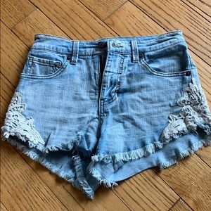 High waisted shorts